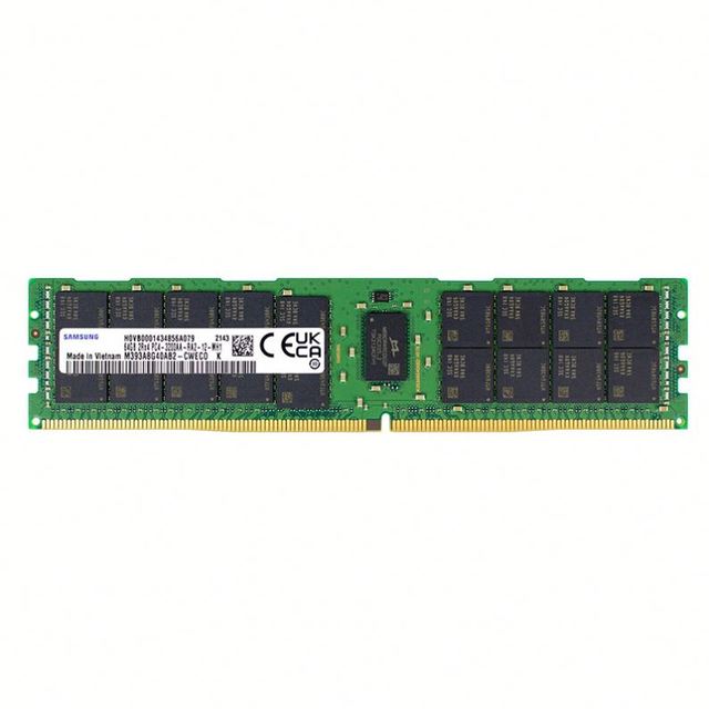 M393A8G40MB2-CVF 64GB (1x64gb) DDR4-2933 PC4-23400 ECC Registered 2Rx4 Memory Module