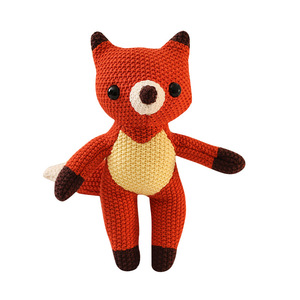 Nuovo Peluche Artigianale all'Uncinetto: Coniglio, <span class=keywords><strong>Volpe</strong></span> e Orso, Decorazione Antistress, Regalo Fatto a Mano, Bambola per il Comfort del Bambino - Product Image 5