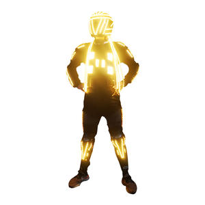 Costume de robot clignotant à LED <span class=keywords><strong>Predator</strong></span> Lighted Party Performance Wear Color Changing Rave Stage Glowing Dance Costume - Product Image 5