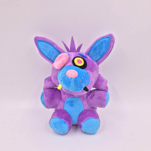 AL Five Nights <span class=keywords><strong>Freddy</strong></span> <span class=keywords><strong>Plush</strong></span> The Small con llaveros Juego Periférico Red Fox Purple Rabbit Juguetes de animales de peluche - Product Image 2
