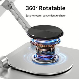 X920 Aluminium <b>Desktop</b> Notebook Display Stand 360° Rotating Foldable Adjustable Laptop <b>Riser</b> New Product - Product Image 4