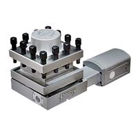 Tourneuse CNC HAK21250 à 4 positions avec moteur électrique de 250 W pour outil de tournage à vitesse variable, machine de fraisage