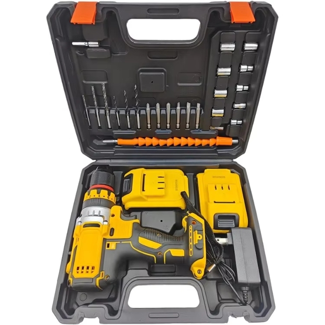 Oem Custom Logo Service Lightweight 21v Cordless Screwdriver  Drill Set Compact Power Tool for Home Diy Inalambrico Taladro