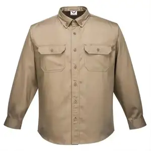 Wholesale Hot Sale Short Sleeve Industrial Men Custom Mechanic Uniform Industrial Work Shirts