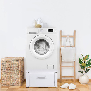Gabinete de Almacenamiento Metálico Directo de Fábrica, Precio Económico, Base de Pedestal para Lavadora de Acero <span class=keywords><strong>con</strong></span> Cajones para Hogar, Hotel, Apartamento, Lavandería - Product Image 1