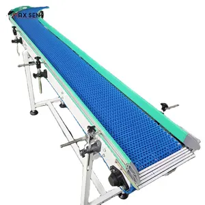 Mesh Belt Conveyor Modular Belt Conveyor com PP Plastic Belt e 304 aço inoxidável Frame for Fruit Industry