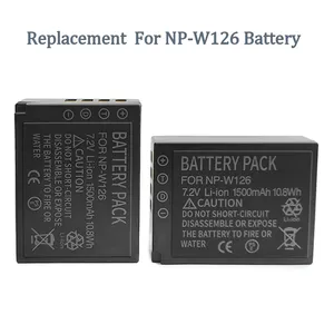 แบตเตอรี่ W126S NP-W126สำหรับฟูจิฟิล์มฟูจิ <span class=keywords><strong>X100F</strong></span> XM1 XE1 XE2S XE3 XA1 XA20 XA10 XT10 XT200 XT100V XPRO1 HS30 HS33 HS35กล้อง HS50 - Product Image 2