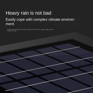 ไฟเสาแอลอีดีพลังงานแสงอาทิตย์, โคมไฟติดผนังกลางแจ้งกันน้ำสำหรับลานบ้านหรือผนัง - Product Image 3