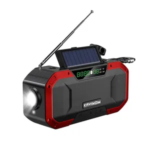المحمولة الشمسية مكبر الصوت اللاسلكي العالمية AM FM راديو Usb سريع البطارية بالطاقة متعددة الوظائف قوية راديو المتحدثون
