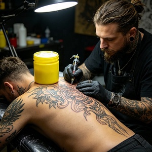 Crème anesthésiante pour tatouages la plus vendue, pour les professionnels du tatouage et les salons. Service de création de marque privée sur mesure. - Product Image 3