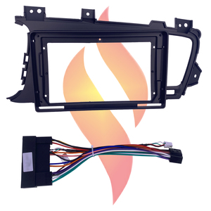 Marco de alta calidad para coche, <span class=keywords><strong>Kit</strong></span> de marco de Radio Android de 9 pulgadas para Kai 08-12 Optima K5, <span class=keywords><strong>Kit</strong></span> de marco de tablero Multimedia - Product Image 1
