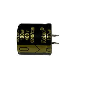 400V 100uF Ox Horn Type Aluminum Electrolytic Capacitor 22*25MM Size 105C HP For High-Power Applications