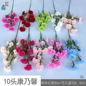 Crisantemos de Seda en Colores Mixtos, Flores Artificiales para Decoraciones de Boda, Estilo Elegante, Arreglos Florales Hechos a Mano - Product Image 4