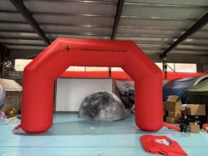 Gapura Inflatable Oxford Tahan Lama untuk Masuk dan Keluar, Dilengkapi Banner Sponsor untuk Iklan, Cocok untuk Start Finish Lomba Marathon - Product Image 6