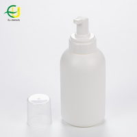 Bouteille en plastique à pompe moussante personnalisée blanche 200 ml 500 ml pour lavage des mains, nettoyant visage, savon liquide