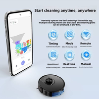 Robot aspirateur intelligent LDS Navigation Android 3500Pa avec navigation GPS, contrôle par application, cartographie multi-étages, balayage et lavage pour le nettoyage domestique