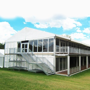 Ngoài Trời Trong Suốt Quảng Cáo Lớn Rõ Ràng Di Động Chống Thấm Vĩnh Viễn Khung Kim Loại Bóng Rổ Nhà Thờ Đám Cưới Nhà Prefab Lều - Product Image 1