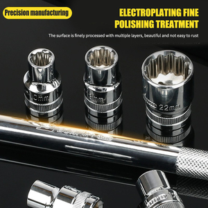 Bộ dụng cụ sửa chữa ô tô 10 món OEM, bộ cờ lê, tô vít, hộp dụng cụ bằng thép - Product Image 5