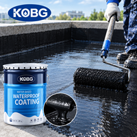 Peinture d'étanchéité écologique pour toitures, murs et piscines – Anti-fuite pour intérieur/extérieur, béton/métal – Scellant durable