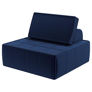 Fauteuil pouf carré personnalisé en forme de cube de tofu, convertible, rembourré en mousse, pour salon et petits appartements - Product Image 5