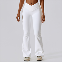 Leggings Deportivos para Mujer, de Poliéster, Cintura Alta, Pierna Ancha, Casuales, con Bolsillos Laterales, Modelo 2026, Ideales para Yoga, Gruesos, Estilo Sexy
