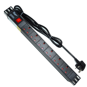 19 ''6 cách 13A anh tiêu chuẩn ổ cắm thông minh PDU với 1.8m mở rộng Tủ Rack gắn PDU cho trung tâm dữ liệu hoặc văn phòng - Product Image 1