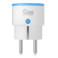 NEO NAS-WR07W Prise intelligente moderne pour extérieur WiFi/Zigbee 2 Matériel plastique 16A 250V 2 ports IP20 Prend en charge l'application Alexa Assistant