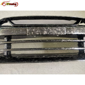 Pare-chocs avant de voiture en fibre de carbone à moitié forgée de style Top Secret au <span class=keywords><strong>prix</strong></span> de gros pour Nissan GTR R35 2008-2019 - Product Image 2