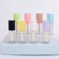 Tube de brillant à lèvres en plastique avec grand applicateur 6-6,5 ml, tube vide pour gloss, vente chaude transfrontalière, impression de logo, en stock, livraison gratuite