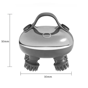 Cepillo eléctrico de masaje para el cuero cabelludo, resistente al agua, terapia de luz roja, diseño resistente al agua para relajación de cabeza y cuerpo completo - Product Image 4