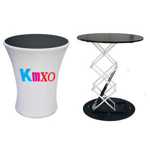 トレードショー展示ブースポータブルプロモーションテーブル折りたたみ式トレードショーディスプレイスタンドプロモーションカウンターテーブル - Product Image 5