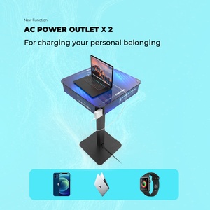 Station de charge murale Y2Power EVA Premium Power, charge sans fil 15W, 6 câbles rétractables + 2 prises AC - Product Image 6