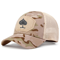 Nuevo estilo Hombres Sombrero táctico al aire libre Malla transpirable Gorras de béisbol Camo Caza Deporte Ciclismo Gorra de camionero