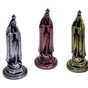 Figura Religiosa de la Virgen María de Guadalupe, Arte Decorativo de Resina para Coche o Escritorio, Adornos Católicos - Product Image 4