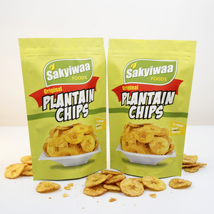Sacchetti per Imballaggio di <span class=keywords><strong>Patatine</strong></span>, Chips di Banana e Frutta Secca con Chiusura a Zip e Logo Personalizzato in Alluminio Richiudibile da Fornitore Cinese - Product Image 1