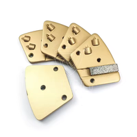 Offre Spéciale : Plaquettes de ponçage trapézoïdales en PCD pour béton, disques de ponçage métalliques avec segments PCD pour le décapage de revêtements époxy