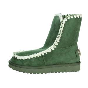 Botines de Invierno para Mujer Kejo KJ7101SD, Color Verde Gamuza - Product Image 1