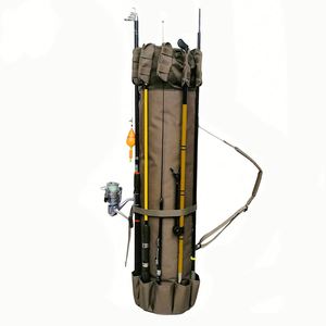 Top Rated fabbrica impermeabile per canna da pesca multifunzione borsa portatile per canna da pesca dura borsone custodia per canne da pesca a mosca - Product Image 3