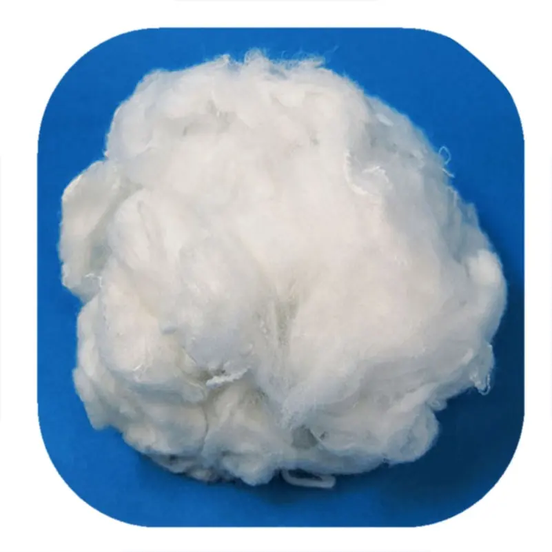 Fibra de seda de resíduos de amoreira 100% branco do grau s com preço competitivo