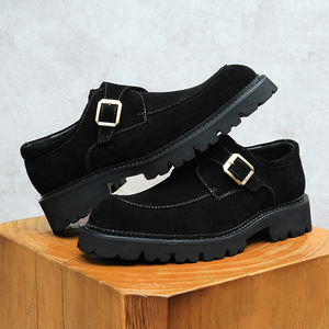 Botas de Cuero Genuino para Hombre, Diseño Clásico, Otoño-Invierno 2025, Cómodas, Impermeables, Antideslizantes, con Punta Reforzada - Product Image 5