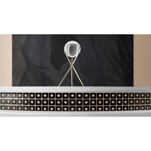 Juego de Comedor Redondo Moderno Rosse, Estructura de Hierro y Metal, Tablero de Madera, 6 Plazas, Diseño Estable, Turquía, para Hogar, Hotel, Apartamento - Product Image 5