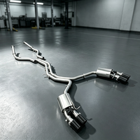 B8 B9 Audi S5 3.0T Edelstahl-Auspuffanlage 1,5mm Dicke 1 Jahr Garantie Kompletter Kundendienst Inklusive Detaillierter