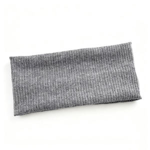 عصابة رأس نسائية مرنة بحافة عريضة على الطراز الكوري، ربطة شعر من الصوف المحبوك لوضع المكياج وممارسة الرياضة، إكسسوارات شعر - Product Image 4