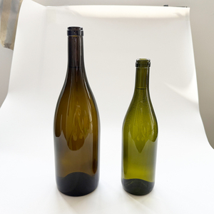 240ml 720ml 1500ml 1800ml Màu Đen Nâu ô liu màu xanh lá cây Thủy Tinh chai rượu vang với nút chai cho rượu sake rượu vang <span class=keywords><strong>soju</strong></span> makgeolli rượu vang lấp lánh - Product Image 1