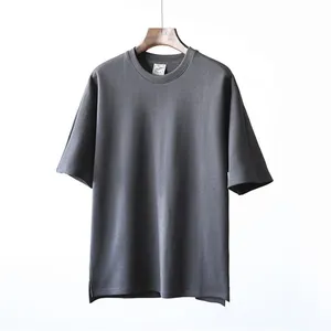Haute qualité élégant épais hommes t-shirt oem logo marque privée personnalisé surdimensionné 100% coton hommes t-shirt