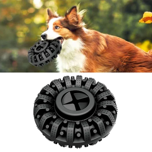 Jouet pour chien en caoutchouc indestructible, jouet à mâcher pour animaux de compagnie avec distributeur de nourriture, pour <span class=keywords><strong>les</strong></span> mâcheurs agressifs, nettoyage des <span class=keywords><strong>dents</strong></span>, jouet interactif pour friandises - Product Image 1