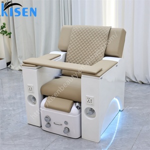 เก้าอี้นวดเท้าไฟฟ้าสุดหรูทันสมัยสำหรับร้านทำเล็บ Kisen Hot Sale Beauty Nail Salon Furniture - Product Image 1