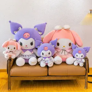 Top Selling Most Popular Classic Famous Anime Cartoon Kuromi Plush Toy Teen Gift Soft Stuffed Rag Doll Cartoon Sofa Pillow Gift