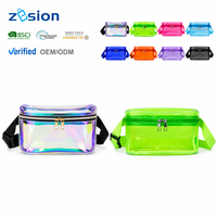 Sac banane personnalisé, sac de ceinture, sac banane en PVC holographique, sac de hanche, sac banane, fabrication sur mesure, vente en gros, usine