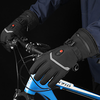 Gants de moto tactiques chauffants Vilico pour l'hiver - Imperméables, antidérapants, compatibles avec les écrans tactiles, prêts pour le snowboard, en polyester